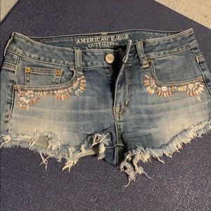 🎉2/$45 🎉 American Eagle Jeweled Jean Shorts